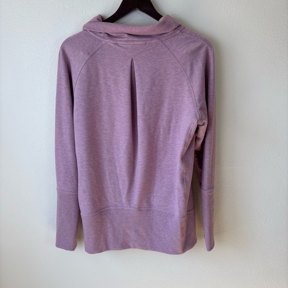 Lululemon High Lines Pullover Heathered Vintage Mauve Women’s Sz 8 Turtleneck - Picture 4 of 5